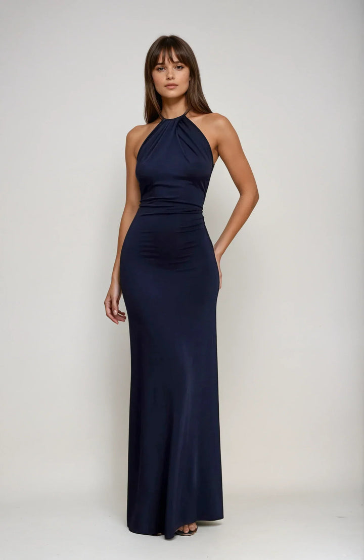 Serena | Halterneck Maxi Dress
