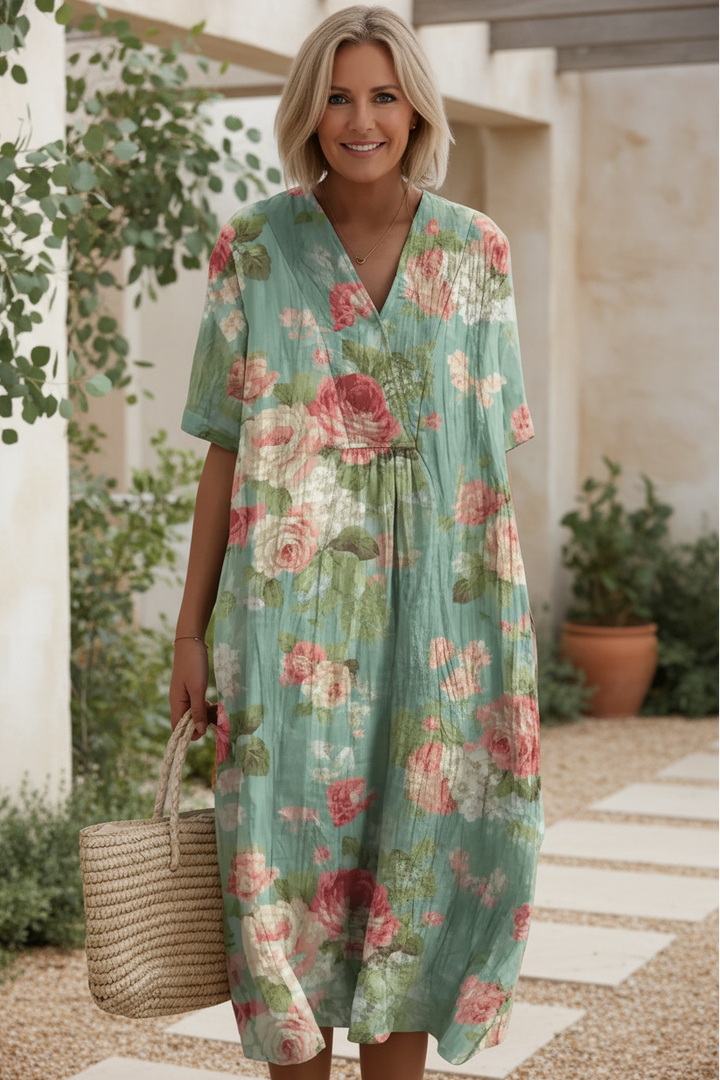 Vivienne - Delightful Floral Dress