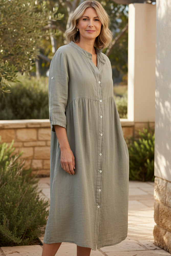 Margaret | Loose Shirt Dress