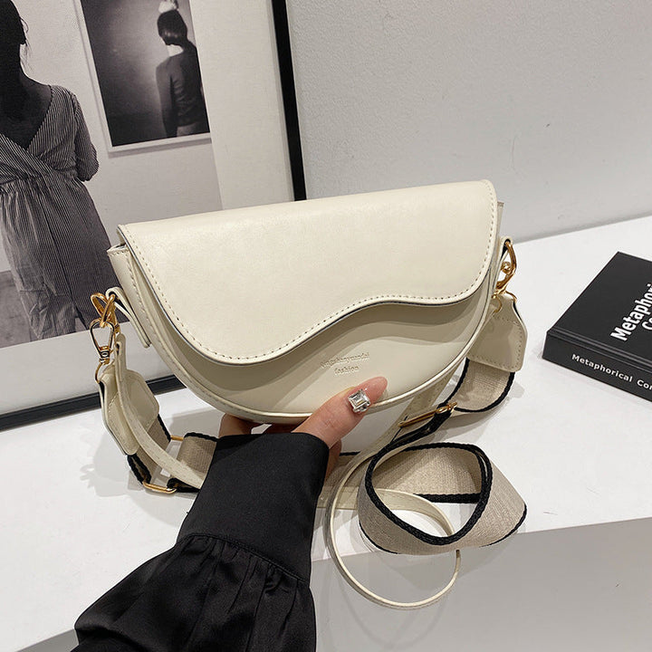 GABI™ - Simple Small Satchel Bag Versatile Flip Cover Crossbody Shoulder Bag