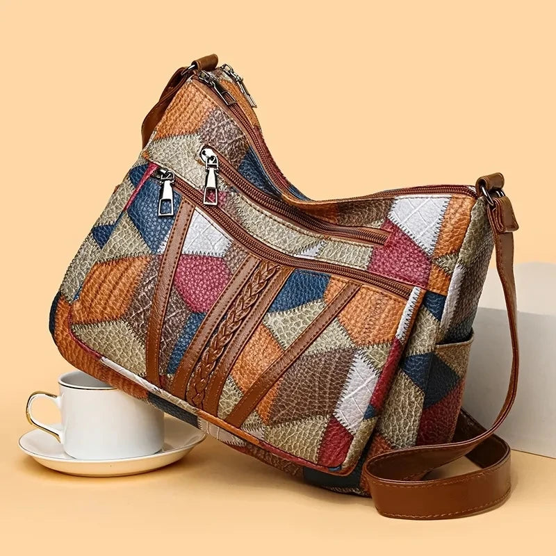 ROSELINE™ – Chic Vintage Leather Bag