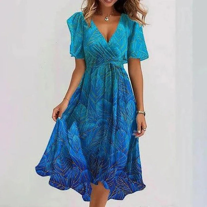 Yara | Elegant Colourful Dress